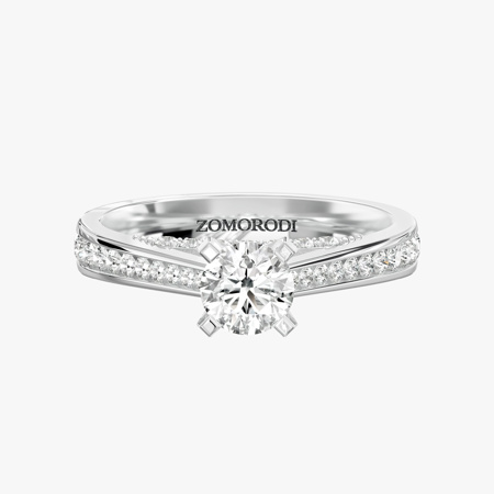 Moonlight Diamond Wedding Ring